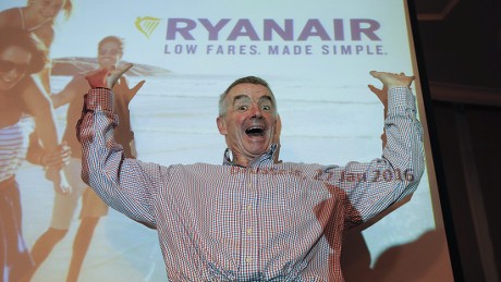 Ceo Michael Oleary Ryanair Airlines Reacts Editorial Stock Photo ...