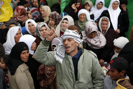 Palestinians Attend Funeral 13yearold Roqaia Abu Editorial Stock Photo ...