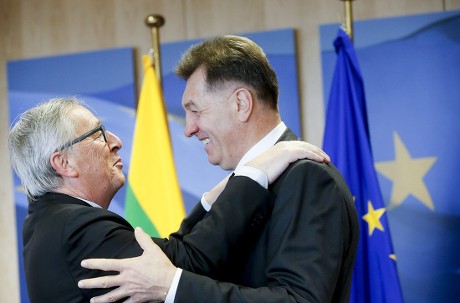 Belgium Eu Commission Lithuanian Prime Minister Visit - Nov 2015