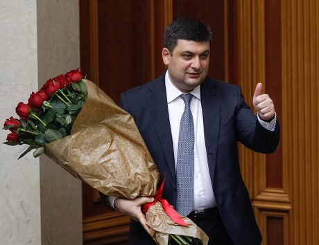 Ukraine Parliament Groysman - Apr 2016