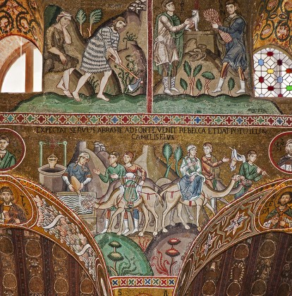 Sicily Palermo Capella Palatina Palatine Chapel Editorial Stock Photo ...