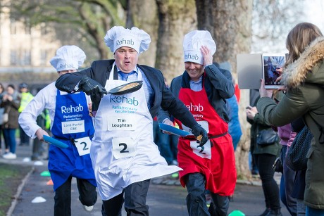 Rehab Parliamentary Pancake Race, London, UK - 28 Feb 2017