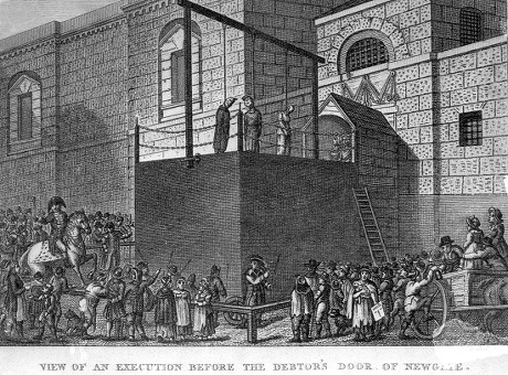 Execution Before Debtors Door Newgate Prison Editorial Stock Photo ...