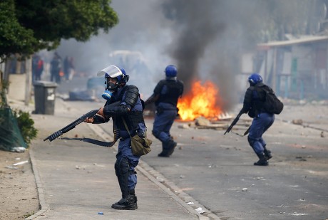 Members South African Police Forces Fire Editorial Stock Photo - Stock ...