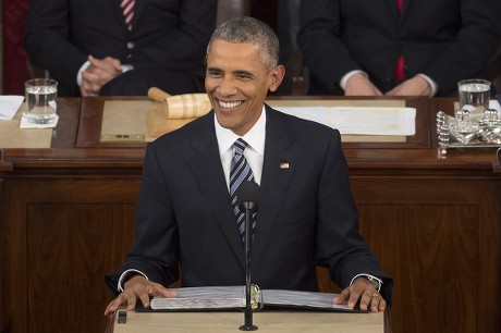 Us President Barack Obama Delivers His Editorial Stock Photo - Stock ...