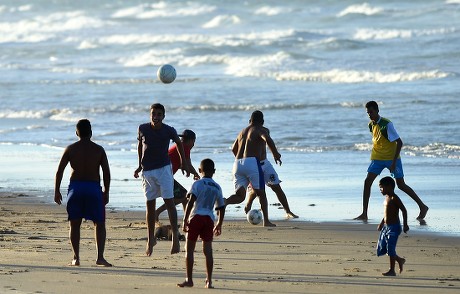 Brazilian Boy Girl Play Soccer On Editorial Stock Photo - Stock Image ...