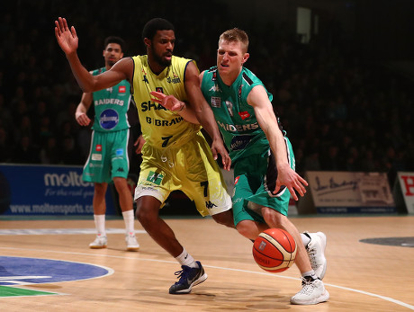 Rhys Carter Plymouth Raiders Under Pressure Editorial Stock Photo ...