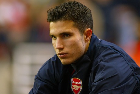 Arsenals Robin Van Persie Editorial Stock Photo - Stock Image