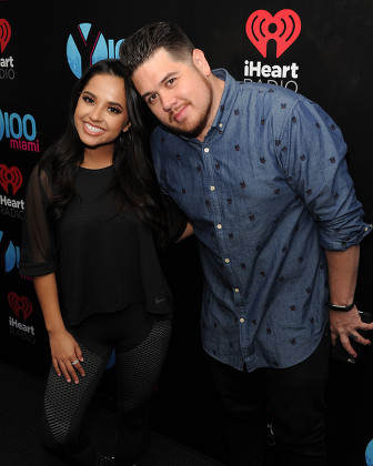 Becky G and DJ Mack at I Heart radio Station Y-100, Fort Lauderdale, USA - 06 Mar 2017