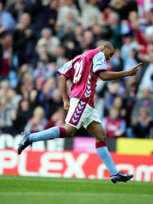 Aston Villas Luke Moore Celebrates Equalising Editorial Stock Photo