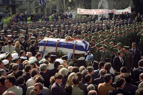 General View Funeral Famous Greek Actress Editorial Stock Photo - Stock ...