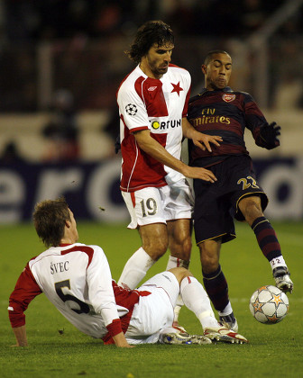 Michal Svec Matej Krajcik Slavia Prague Editorial Stock Photo Stock