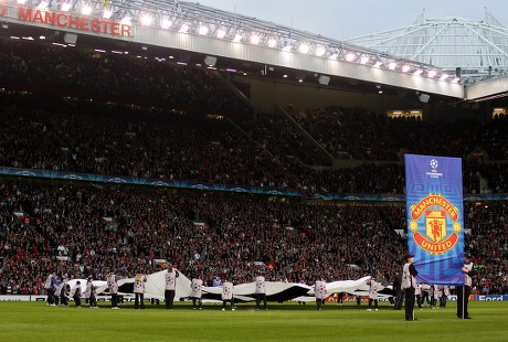 Uefa Champions League Mascots Shake Banner Editorial Stock Photo 