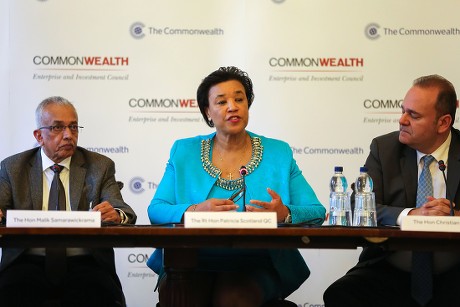 Commonwealth Trade Ministers press briefing, London, UK - 10 Mar 2017