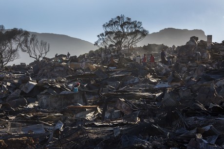 Aftermath of devastating Hout Bay fire, Cape Town, South Africa - 13 ...