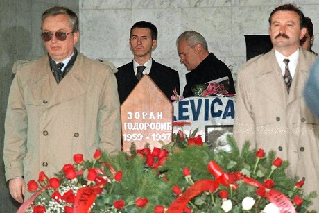 Yugoslav President Slobodan Milosevic Surrounded By Editorial