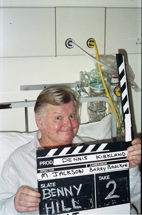 Benny Hill in hospital - 1992