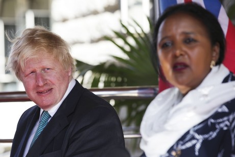 Britain's Foreign Secretary Boris Johnson in Kenya, Nairobi - 17 Mar 2017