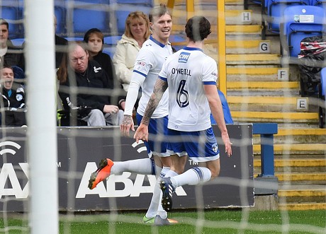 Lee Erwin Oldham Athletic Back Celebrates Editorial Stock Photo - Stock ...