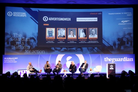 Transitioning to Vertical Video seminar, Advertising Week Europe 2017, The Guardian Stage, Picturehouse Central, London, UK - 22 Mar 2017