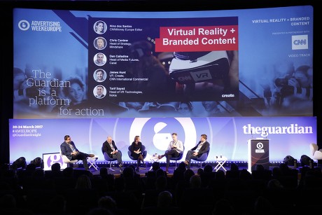 Virtual Reality + Branded Content seminar, Advertising Week Europe 2017, The Guardian Stage, Picturehouse Central, London, UK - 22 Mar 2017