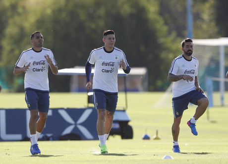 Argentina's soccer national team training session, Buenos Aires - 20 Mar 2017