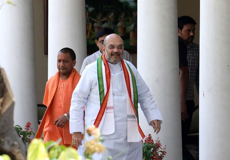 Yogi Adityanath Amit Shah Editorial Stock Photo - Stock Image ...