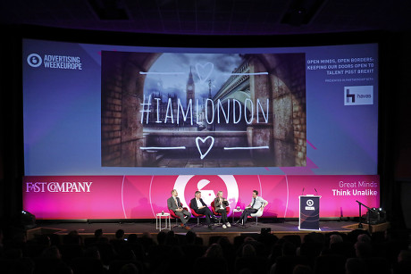 Open Minds, Open Borders: Keeping Our Doors Open To Talent Post Brexit seminar, Advertising Week Europe 2017, Fast Company Stage, Picturehouse Central, London, UK - 23 Mar 2017