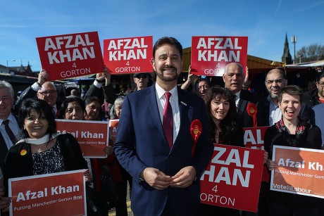 Labour candidate Afzal Khan launches Gorton campaign, Manchester, UK - 25 Mar 2017