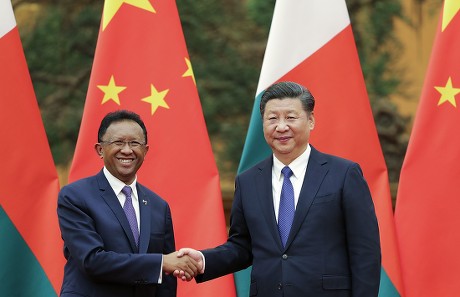 Madagascar President Hery Rajaonarimampianina visits China, Beijing - 27 Mar 2017