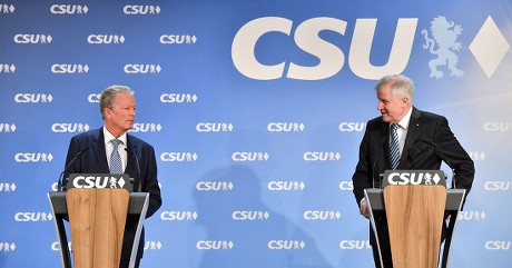 Austrian Vice Chancellor Mitterlehner Meets Bavarian Prime Minister Seehofer, Munich, Germany - 27 Mar 2017