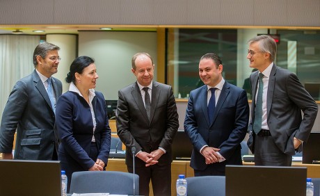 European Justice ministers meeting, Brussels, Belgium - 28 Mar 2017