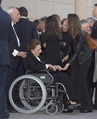 Princess Alicia de Borbon-Parma funeral, Tres Cantos, Spain - 28 Mar 2017