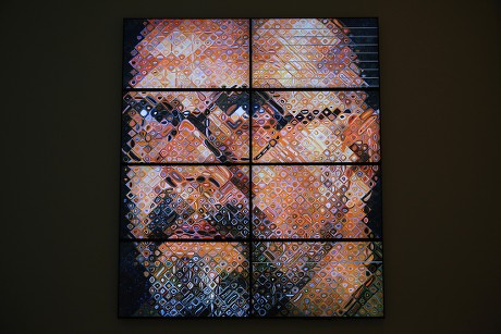 Chuck Close Big Selfportrait 19671968 Editorial Stock Photo - Stock ...