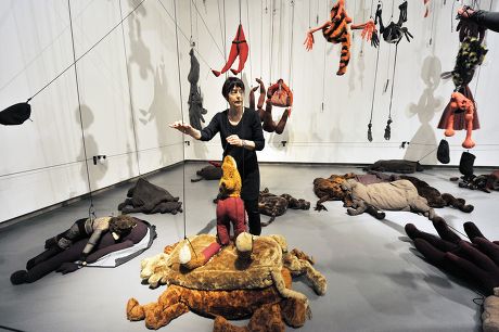 Artist Annette Messager with retrospective works, Haywood Gallery, London, Britain - 02 Mar 2009
