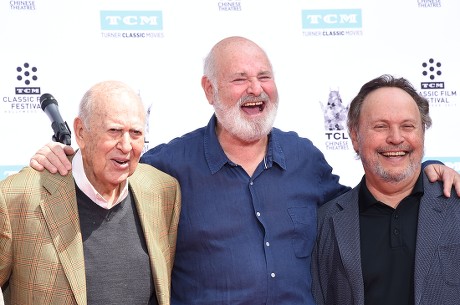 Carl Reiner and Rob Reiner hand and footprint ceremony, Los Angeles, USA - 07 Apr 2017