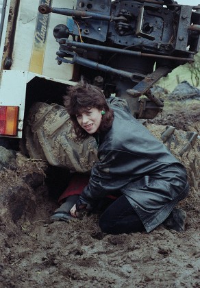 Donna Trapped Underneath Fallen Tractor On Editorial Stock Photo ...