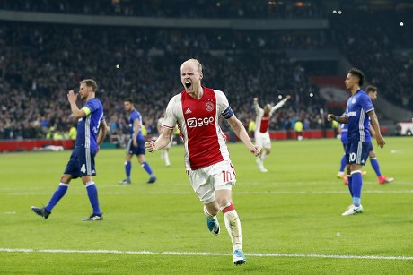 Ajax Amsterdam v FC Schalke, UEFA Europa League Quarter Final, Ist leg football match,  Amsterdam Arena, The Netherlands - 13 Apr 2017
