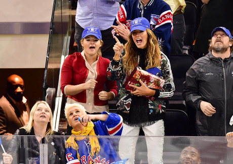 Celebrities at Montreal Canadiens v New York Rangers, NHL ice hockey match, Madison Square Garden, New York, USA - 16 Apr 2017