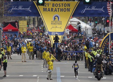 Running of the 121st  Boston Marathon, USA - 17 Apr 2017