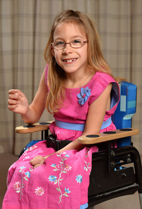 Seven Year Old Disabled Girl Rebecca Editorial Stock Photo - Stock ...