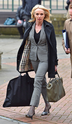 Kate Blackwell Pictured Prosecutor Footballer Adam Editorial Stock