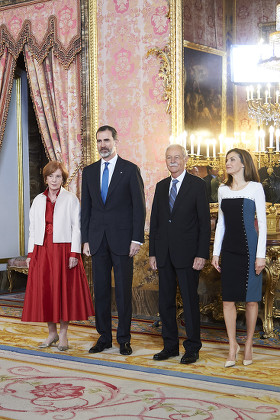Spanish Royals host an official lunch for 'Miguel de Cervantes 2016' Award, Madrid, Spain - 19 Apr 2017