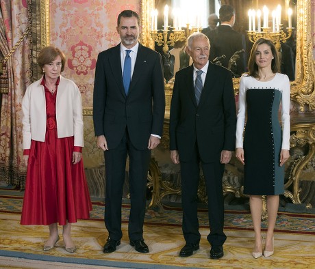 Spanish Royals host 'Miguel de Cervantes 2016' Literature award, Madrid, Spain - 19 Apr 2017