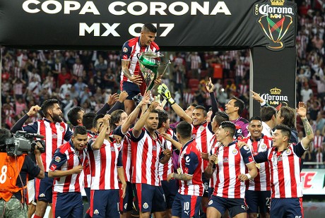 Chivas Players Celebrate Trophy After Defeating Editorial Stock Photo ...