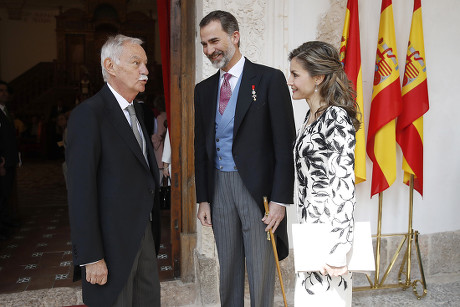 SPANISH ROYAL COUPLE CHAIRS CERVANTES 2016 AWARD CEREMONY, Alcala De Henares, Spain - 20 Apr 2017