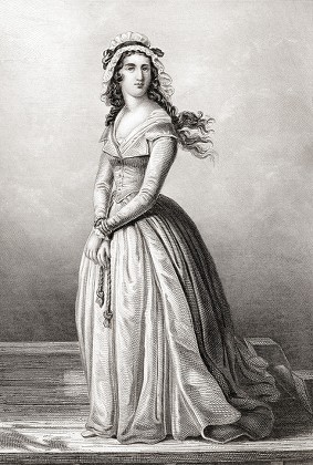 Marieanne Charlotte De Corday Darmont 1768 Editorial Stock Photo