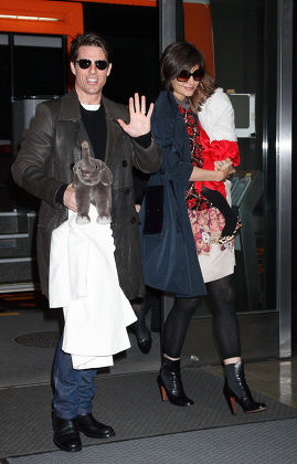 Katie Holmes Daughter Suri Cruise Editorial Stock Photo - Stock Image