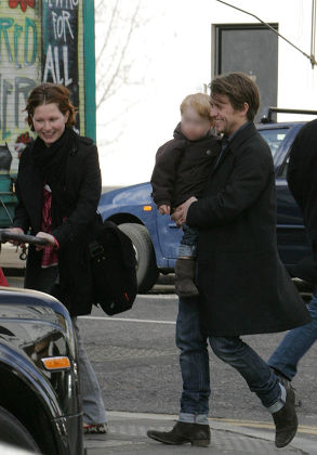 Mark Owen and fiancee Emma Ferguson out and about with their children, Notting Hill, London, Britain - 08 Mar 2009