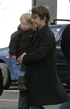 Mark Owen and fiancee Emma Ferguson out and about with their children, Notting Hill, London, Britain - 08 Mar 2009